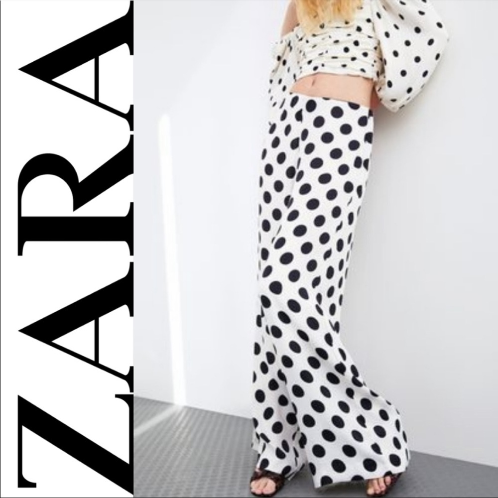 Zara polka dot pants